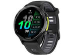 Смарт часовници Garmin Forerunner® 970 - Carbon Grey DLC Titanium с Black корпус и Black/Translucent Whitestone каишка