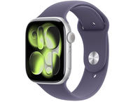 Смарт часовници Apple Watch S11 GPS 42mm Silver Aluminium Case with Purple Fog Sport Band - S/M