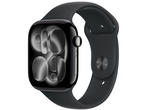 Смарт часовници Apple Watch S11 GPS 46mm Jet Black Aluminium Case with Black Sport Band - M/L