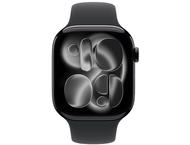 Смарт часовници Apple Watch S11 GPS 46mm Jet Black Aluminium Case with Black Sport Band - M/L