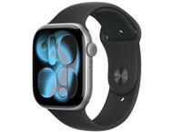 Смарт часовници Apple Watch S11 GPS 46mm Space Grey Aluminium Case with Black Sport Band - M/L