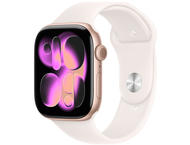 Смарт часовници Apple Watch S11 GPS 46mm Rose Gold Aluminium Case with Light Blush Sport Band - M/L
