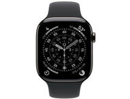 Смарт часовници Apple Watch S11 GPS + Cellular 46mm Slate Titanium Case with Black Sport Band - S/M