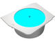 Части и аксесоари COUGAR Luminous rotating platform for FV270, White