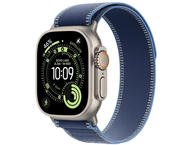 Смарт часовници Apple Watch Ultra 3 Cellular 49mm Natural Titanium Case with Blue/Bright Blue Trail Loop - M/L