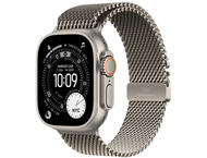 Смарт часовници Apple Watch Ultra 3 Cellular 49mm Natural Titanium Case with Natural Titanium Milanese Loop - Medium