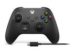 Контролери Microsoft Xbox Wireless Controller, Black + USB-C кабел