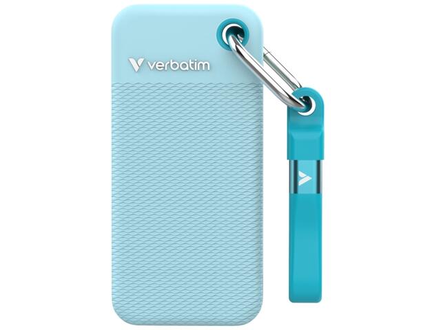 Външни SSD 1TB Verbatim Pocket SSD Polar Blue