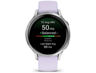 Смарт часовници Garmin  Venu® 4 - 41 мм, Silver с Periwinkle силиконова каишка 