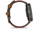 Смарт часовници Garmin Venu® 4 - 45 мм, Slate с Brown кожена каишка
