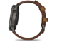 Смарт часовници Garmin Venu® 4 - 45 мм, Slate с Brown кожена каишка