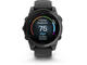 Смарт часовници Garmin fēnix E - 47 мм, AMOLED - Slate Gray Steel с Black силиконова каишка