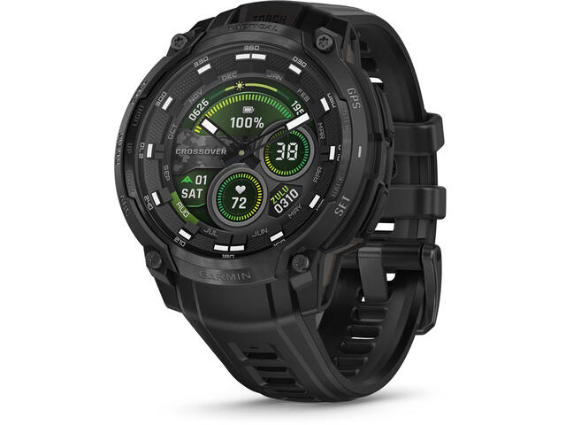 Смарт часовници Garmin Instinct® Crossover AMOLED - Tactical Edition - Black