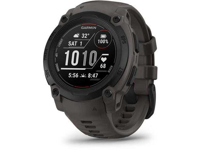 Смарт часовници Garmin Instinct E – 40 мм, Black с Charcoal каишка