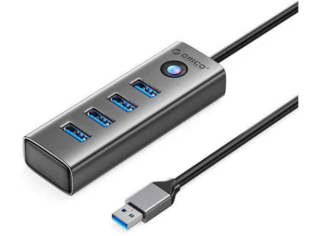 USB Хъб Orico PDD4U-U3-015-GY-EP