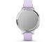 Смарт часовници Garmin Lily® 2 Active, Silver с Purple Jasmine силиконова каишка 
