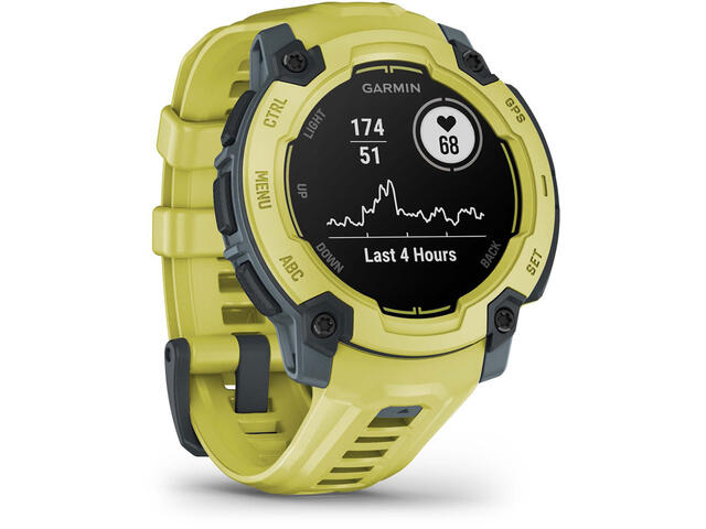 Смарт часовници Garmin Instinct E – 45 мм, Electric Lime с Electric Lime каишка