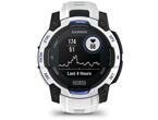 Смарт часовници Garmin Instinct 3 – 45 мм, Solar - Whitestone с Whitestone/Bolt Blue каишка