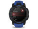Смарт часовници Garmin Instinct 3 – 45 мм, AMOLED - Black с Bolt Blue/Black каишка 