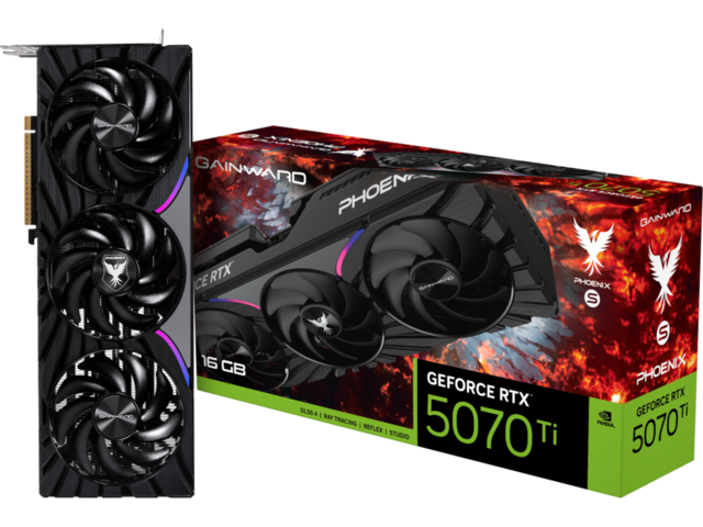 Видео карти Gainward GeForce RTX 5070 Ti Phoenix-S 16GB