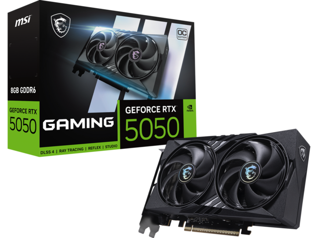 Видео карти MSI GeForce RTX 5050 8G GAMING OC