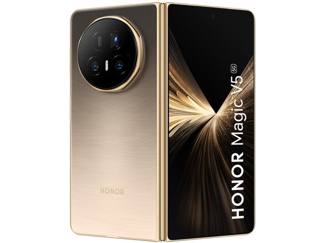 Смартфони Honor Magic V5 - 16GB RAM / 512GB, Dawn Gold