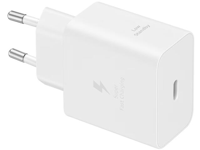 Зарядни устройства Samsung EP-T4511 45W захранващ адаптер без кабел, бял