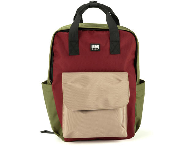 Чанти за Лаптопи Bombata Urban Backpack Rio Khaki green-Burgundy red-Dove grey