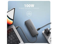 USB Хъб Axagon HMC-8HLSA