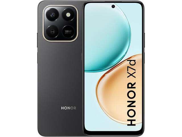 Смартфони Honor X7d - 6GB RAM / 128GB, Velvet Black
