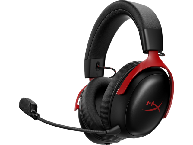 Слушалки HyperX Cloud III S Wireless, Black-Red