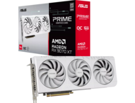 Видео карти ASUS Prime Radeon RX 9070 XT White OC Edition 16GB