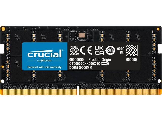 Оперативна памет 16GB DDR5 5600 MT/s Crucial SODIMM