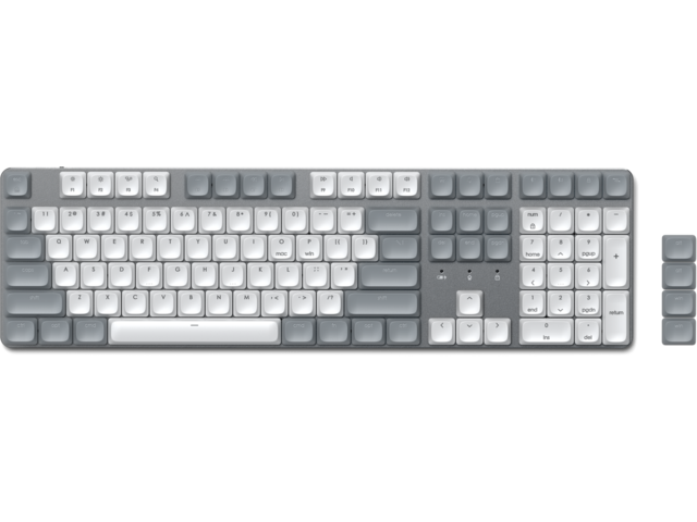 Клавиатури Satechi SM3 Slim Mechanical Backlit Bluetooth Keyboard (Light) - US - Light
