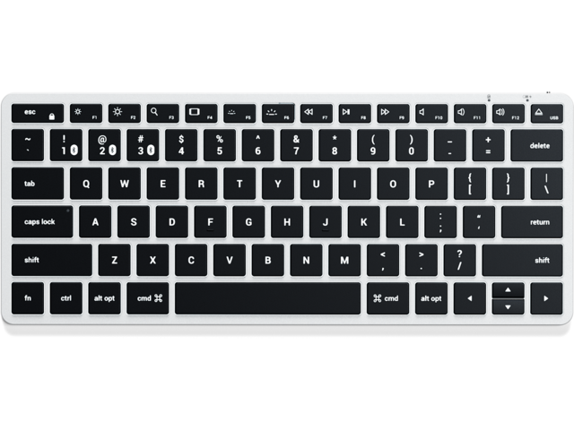 Клавиатури Satechi Slim X1 Bluetooth Keyboard US - Silver