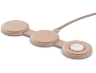 Зарядни устройства Satechi OntheGo 3-in-1 Wireless Charger - Desert Rose