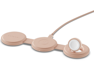 Зарядни устройства Satechi OntheGo 3-in-1 Wireless Charger - Desert Rose
