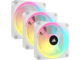 Вентилатори Corsair iCUE LINK QX120 RGB White Starter Kit