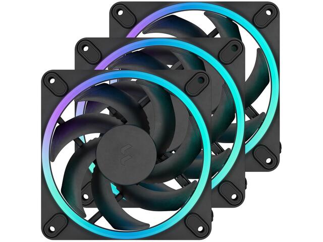 Вентилатори Fractal Design Momentum 12 RGB Black 3-pack