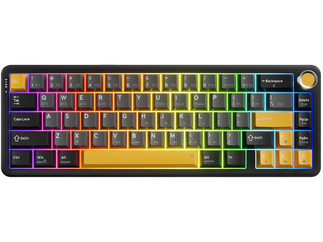 Клавиатури Marvo Titan 65 - KG984W Black - Banana Crystal [Linear]