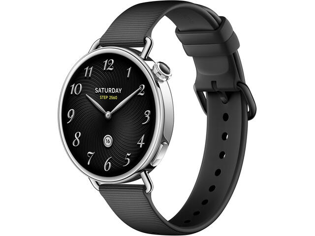 Смарт часовници Xiaomi Watch S4 41mm, Fluororubber Strap(Black)
