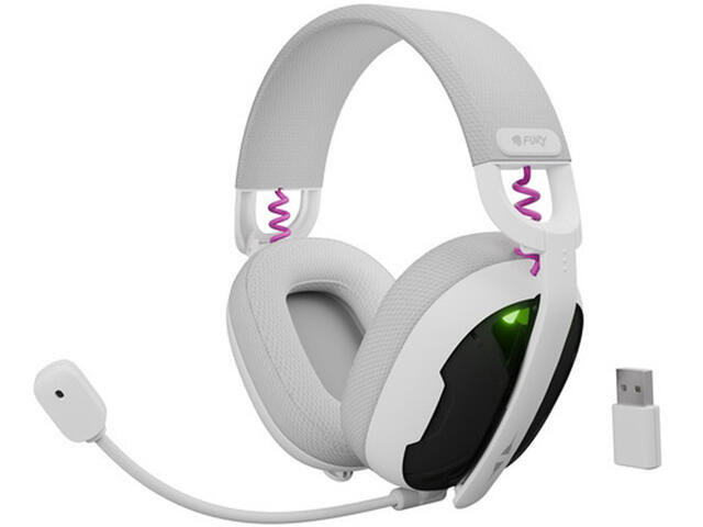 Слушалки Fury Fukiya F6, White