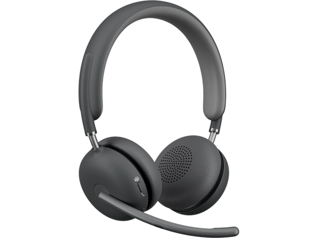 Слушалки Logitech Zone Wireless 2, Teams version, native Bluetooth, Graphite