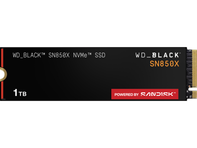 SSD 1TB WD_BLACK SN850X POWERED BY SANDISK