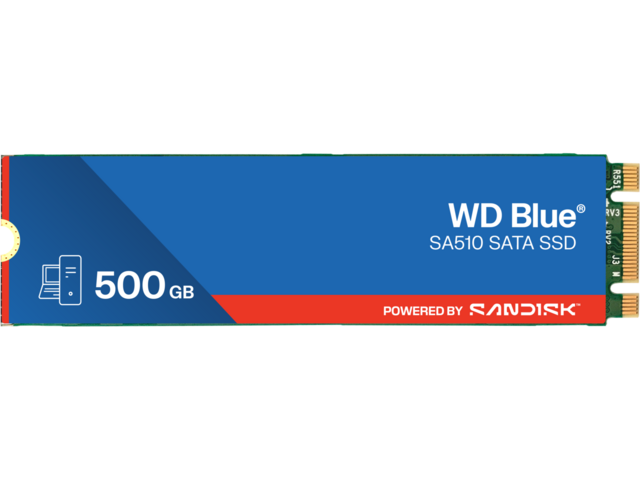 SSD 500GB WD Blue SA510 M.2 2280 POWERED BY SANDISK