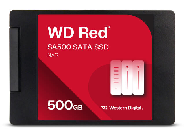 SSD 500GB WD Red SA500 SATA SSD 2.5" POWERED BY SANDISK