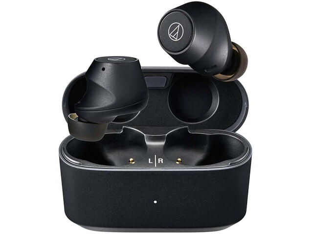 Слушалки Audio-Technica ATH-CKS30TW+ - черни