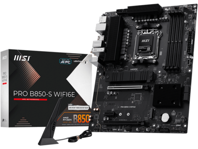 Дънни платки MSI PRO B850-S WIFI6E