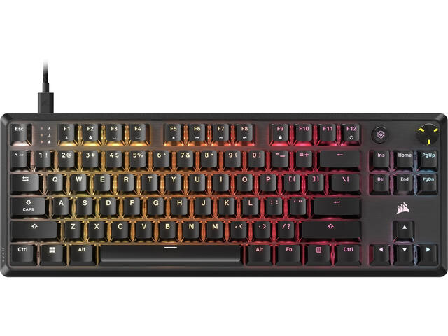 Клавиатури Corsair K70 CORE TKL, MLX RED, Black