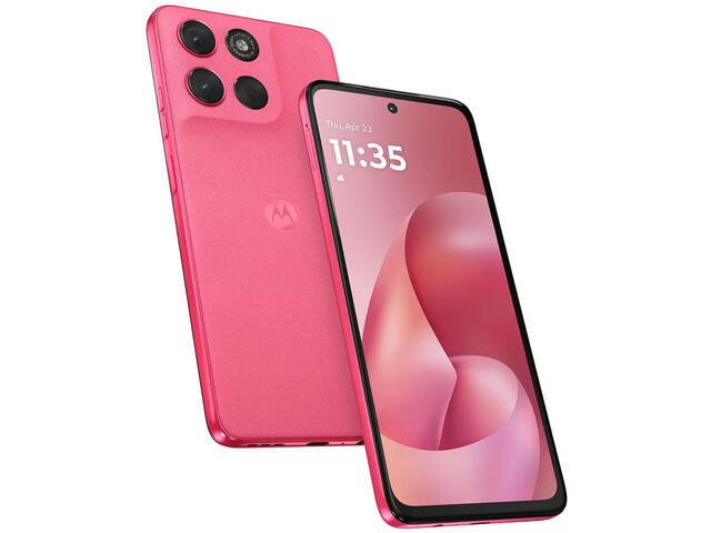 Смартфони Motorola Moto G57 Power - 12GB RAM / 256GB, Pantone Pink Lemonade